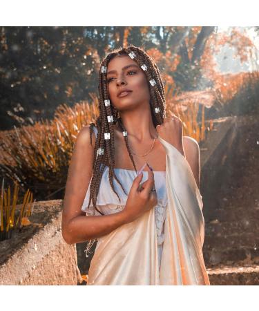 SKHAOVS 200 Pieces Hair Braid Rings Dreadlocks Locks Hair Beads Cuffs Braid Rings Hair Clips Adjustable Dreadlocks Beads Dreadlocks Accessories DIY Hair Decorations 8 * 9 mm (Silver) - Buy Online on GoSupps.com