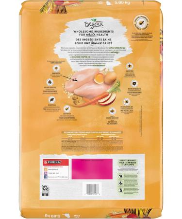 Beyond Simply Natural Dry Cat Food Farm-Raised Chicken & Whole Oat Meal - 5.89 kg Bag 5.89 kg (Pack of 1) - Buy Online on GoSupps.com