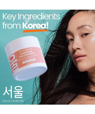 Korean Fruit Enzyme Mask - Brightening K Beauty Face Mask 2oz - Buy Online on GoSupps.com