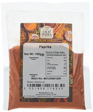 Old India Paprika 100g 100 g (Pack of 1) - Buy Online on GoSupps.com