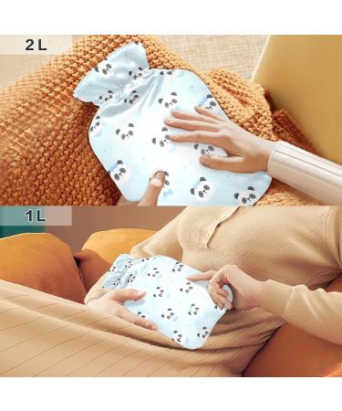 Cute Panda Bear Hot Water Bottle - 2L Pain Relief & Comfort | Cozy Cover for Headaches & Colds - Shop Internationally! - Buy Online on GoSupps.com