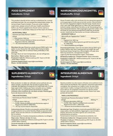 5 elementum Shilajit Pure Himalaya Bio 50 g original resin with 82 fulvic acid and 87 minerals natural Mumijo high dosage dark glass jar + measuring spoon 500 mg Shilajit Pure Organic - Buy Online on GoSupps.com