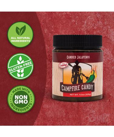 Cornaby's Campfire Candy Relish - Sweet & Spicy Candied Jalapeno Peppers (12 oz) | Plant-Based, Non-GMO, Gluten-Free Gourmet | Made in USA - Buy Online on GoSupps.com