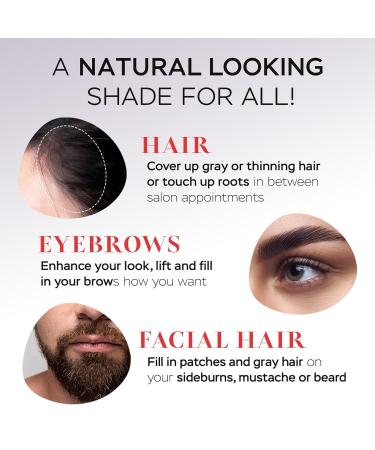 Pigment Infused Root Touch Up for Black Hair - Temporary Hair Color & Brow Filler - 0.14 oz - Buy Online on GoSupps.com