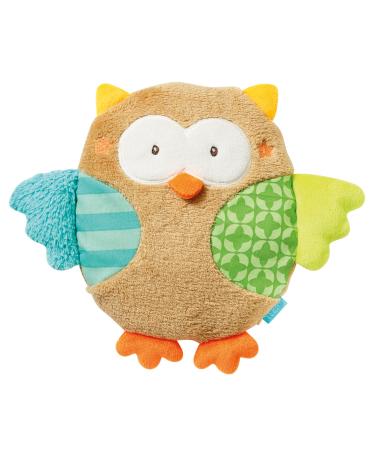 Fehn 071474 Owl Cherry Stone Pillow Hot and Cold Pillow in Cute Owl Design For Babies and Toddlers from Newborns Upwards Measures: 20 cm