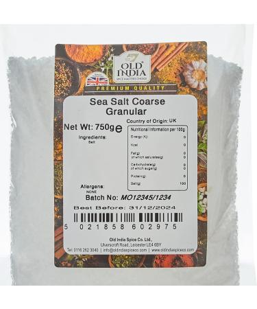 Old India Sea Salt Coarse Granular 750g - Buy Online on GoSupps.com