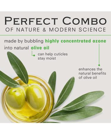 Ozone Factory 60ml Ozonated Olive Oil for Face, Skin & Nail Care - Unscented, Natural, Cold Pressed Extra Virgin Oil for Women & Men - Buy Online on GoSupps.com