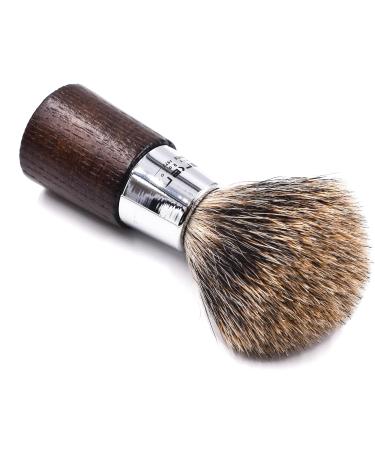 Parker Safety Razor Handmade Shaving Brushes - 100% Three Band Reiner Dachs with Chrome & Walnut Handle | Premium Shaving Accessories - Buy Online on GoSupps.com