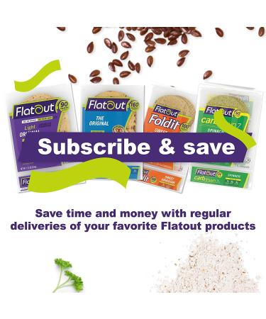 Flatout Thin Pizza Crust Rustic White - 6-Pack - Buy Online on GoSupps.com
