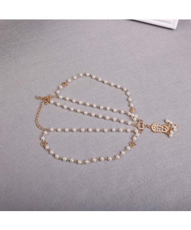 Golden Princess Headband Hair Chain for Little Girls - Birthday Wedding Party Dress Up - Buy Online on GoSupps.com