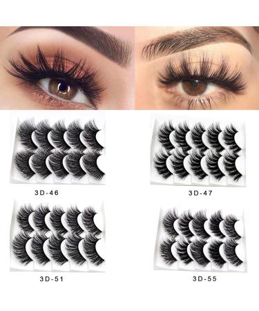 Rethyrel False Eyelashes - 5 Pairs of 3D Wispy Natural Long & Thick Lashes for Flawless Makeup | International Shipping Available - Buy Online on GoSupps.com
