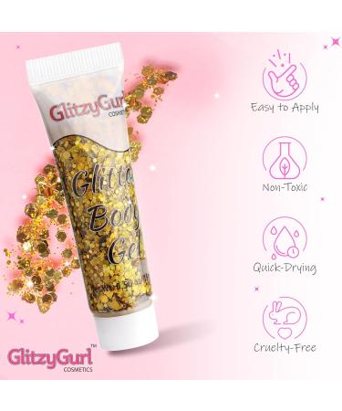 Holographic Glitter Face and Body Gel 8 Pack Cosmetic Glitter Body Glitter Hair Glitter Festival Gel Pack of 8 - Buy Online on GoSupps.com