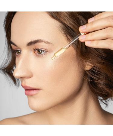 Squalane Vitamin C Turmeric Facial Oil Moisturizer 1 fl. Oz - Hydrating and Firming Face Oil - Buy Online on GoSupps.com