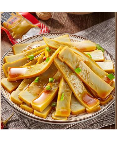 Dried tofu Snack Egg Tofu Delicious Snacks 160g Instant Snack Spicy Strip Vegetarian Dried tofu - Buy Online on GoSupps.com