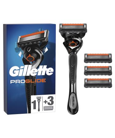 Gillette Fusion5 ProGlide Razor for Men Plus 3 Blades with Flexball Technology