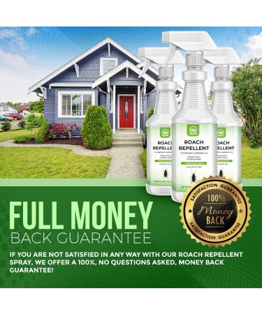 NATURAL OUST Peppermint Oil Roach Repellent Spray - Eco Friendly Indoor/Outdoor Control - Buy Online on GoSupps.com