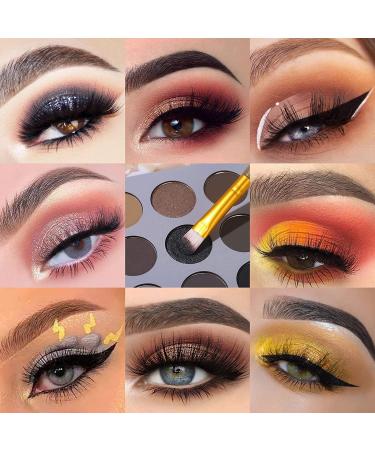 UCANBE 54 Color Nude Eyeshadow Palette + 15 PCS Eye Brushes Set - Highly Pigmented, Long-Lasting Waterproof Makeup - Buy Online on GoSupps.com