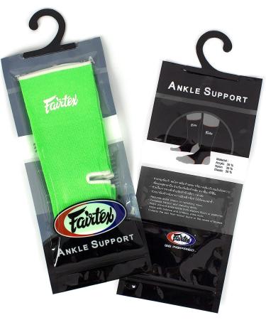 Fairtex AS1 Ankle Guard Support Protector - Green | Muay Thai Kickboxing & MMA - Buy Online on GoSupps.com