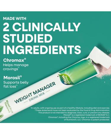 Nature's Way Weight Manager Drink Mix Packets Supports Craving Management & Abdominal Fat Loss*(1) with Clinically Studied Ingredients Plant-Based Fiber No Sugar Mixed Fruit Flavored 30 Packets - Buy Online on GoSupps.com