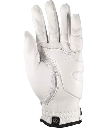 Zero Friction Ultra Feel Cabretta Golf Glove - Padded Fingers & Palms for Reduced Tension - New Verb White | International Shipping - Buy Online on GoSupps.com