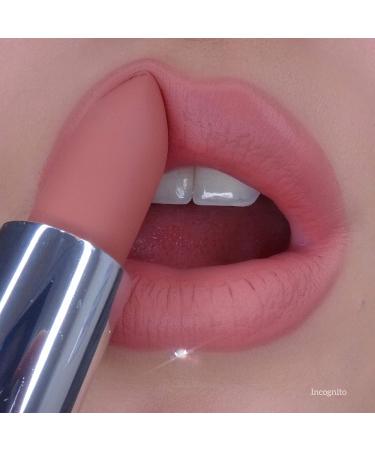 Bellapierre Matte Lipstick - Richly Pigmented, 100% Natural, Non-Toxic Formula with Sun Protection - Long Lasting, Nourishing Color - Cruelty and Paraben Free - Incognito - Buy Online on GoSupps.com