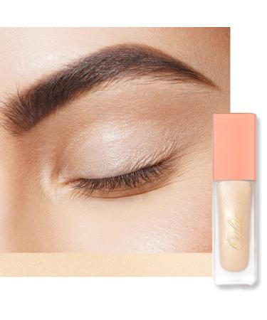 Oulac Liquid Eyeshadow Satin Finish - Multi-Use Eyeshadow Primer & Highlighter | Blendable Smooth Eye Make-up Crease-Resistant Non-Greasy Vegan Cruelty-Free Cream (SA02)