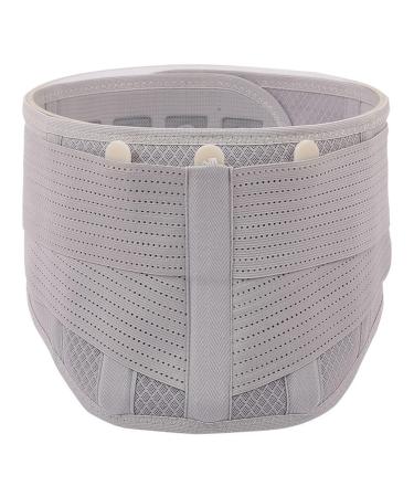 TOSOFT Men & Women Comfort Self-Heating Lumbar Lower Back Waist Brace Belt Support Back Massagers Heater Wrap To Help Relief With Pain In Lower And Mid-back (Color : Gray Size : S/Small) Gray S/Small