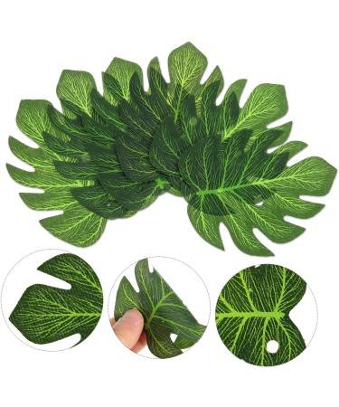 ULTECHNOVO 120 Pcs Monstera Decoration Luau Cupcake Decorations Palm Leaves Cake Holder Mini Paper Plant Decorations Leaves Decor Hat Green Decor Leaves Cake Decor Polyester Jungle Hawaii - Buy Online on GoSupps.com