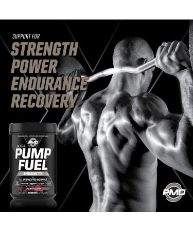 PMD Sports Ultra Pump Fuel Insanity - Pre Workout Cherry Slush (30 Servings) Sports Omega Cuts Elite Thermogenic Fat Burner (90 Softgels) - Buy Online on GoSupps.com