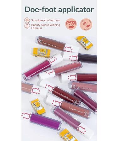 M2U NYC Matte Liquid Lipstick in Berry-Cherry - Long Lasting High Impact Color - Lipstick for Women - Buy Online on GoSupps.com