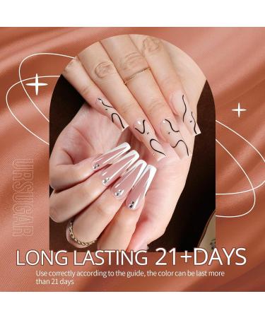 Ur Sugar Poly Gel Nail Set | 6 Colors Builder Kit for DIY Home Manicure | Base & Top Coat & Slip Solution Included | Perfect for Nail Extensions & Brown Shades - Buy Online on GoSupps.com
