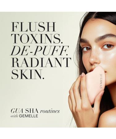 GEMELLE Lymphatic Gua Sha Face Oil + Anti-Aging Face Oil Morning & Night 15ml | Reduce Puffiness Sculpt Hydrate Repair & Protect | Premium Natural Botanical Oil | Use with Gua Sha Facial Tools - Buy Online on GoSupps.com