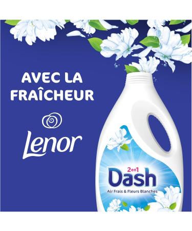 Dash 2-in-1 Liquid Detergent 70 Washes Fresh Air Ultra Cleaning Technology and Long-Lasting Freshness Removes Dirt and In - Buy Online on GoSupps.com