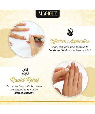 Magique VitalePen Cuticle Oil & Nail Strengthener - Nail Guardian Serum with Vitamins A & E - Natural Nails Treatment - 0.07oz Pen - Buy Online on GoSupps.com