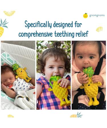 Polly Pineapple Baby Teether | BPA, PVC, and Phthalates Free | Perfect Teething Partner for Babies 0+ Months - Buy Online on GoSupps.com