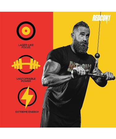 REDCON1 Total War Pre Workout Powder - Citrulline Malate & Beta Alanine - Fast Acting Caffeinated Preworkout - Black Tea Lemonade Flavor - 15 Servings - Buy Online on GoSupps.com