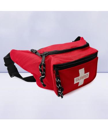 ASA TECHMED First Aid Waist Pack - Baywatch Lifeguard Fanny Pack for Emergency - Compact & Portable for Home, Car, Outdoors, Hiking, Playground, Pool, Camping & Workplace - Buy Online on GoSupps.com