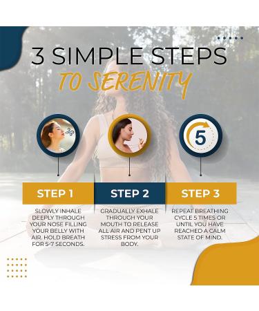 Vivlly Stress Relief Mindful Breathing Necklace - Anti Anxiety Pendant for Relaxation & Meditation | Soft Tone Frequency - Rose Gold Spinning Ring - Buy Online on GoSupps.com