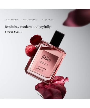 philosophy amazing grace eau de parfum intense - fruity & floral women's perfume - with notes of juicy berries rose absolute & musk - long lasting fragrance 0.33 Fl Oz (Pack of 1) - Buy Online on GoSupps.com