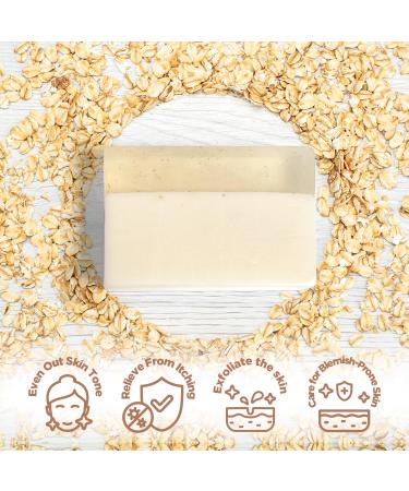 Princess Belle Goat Milk Soap - Handmade Oatmeal Exfoliating Bar for Moisturizing & Nourishing Skin | Natural Bath Soap for All Skin Types - Buy Online on GoSupps.com