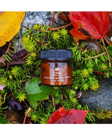 CoQ10 & Argan Face Cream - OHA Vital Organic Skincare | 1 fl oz | Anti-Aging Hydration - Buy Online on GoSupps.com