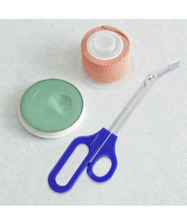 Frcolor Long Handle Toenail Scissor Clippers for Thick Nails - Easy Reach Toenail Scissors for Elderly - Ergonomic Cuticle Trimmer for Women and Men - Buy Online on GoSupps.com