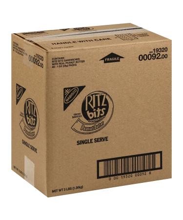 Ritz Bits Peanut Butter Crackers 1oz (12 Pack) - Delicious Snack Option - Buy Online on GoSupps.com