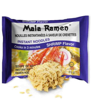 Club Supreme Mala Ramen Instant Noddle - Shrimp Noodles 85G - Cooks In 3 Minutes