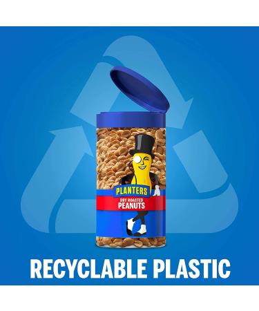 Planters Pop & Pour Dry Roasted Peanuts - 4 Pack of 7 oz. Jars - Buy Online on GoSupps.com