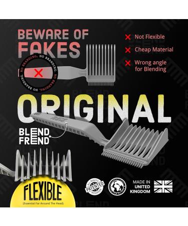 BLEND FREND Original Grade 1(3mm) UK-Made Fade Comb for Hair Blending - Barber Quality at Home | Compatible with Hair Clippers, Men Trimmer | Barber Accessories - Buy Online on GoSupps.com
