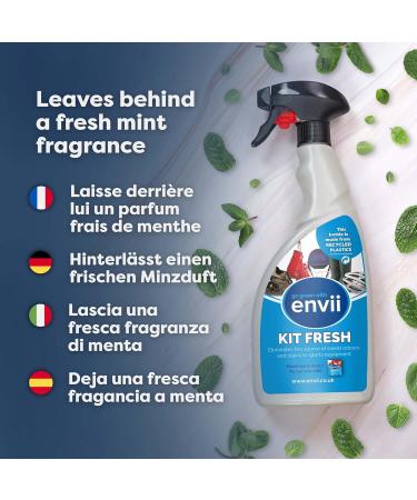 Envii Kit Natural Shoe Deodorizer Spray - Odour Eliminator for Trainers & Football Boots (750ml) - Buy Online on GoSupps.com