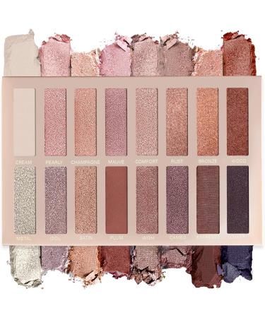 Eyeshadow Palette Eye Makeup - Nude 16 Colors Shimmer Matte Ultra Pigmented Eye Shadow - Buy Online on GoSupps.com