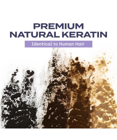 Keratin Hair Fiber Powder 12g - Medium Brown Hair Thickener for Women | Fills Gaps & Camouflages Roots for Fuller Hair - Buy Online on GoSupps.com