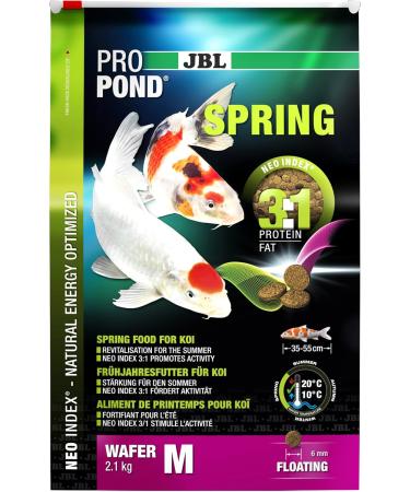 JBL Spring Food for Koi Floating Food Tablets Seasonal Food ProPond Spring Size: M 2.1 kg - Buy Online on GoSupps.com